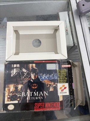 Batman Returns (Super Nintendo SNES, 1992) Box Only