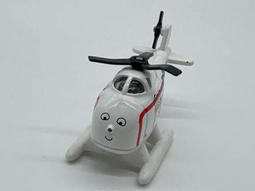 Thomas & Friends Harold Helicopter Diecast 2012 Mattel Loose White Bent Propelle - Picture 2 of 7