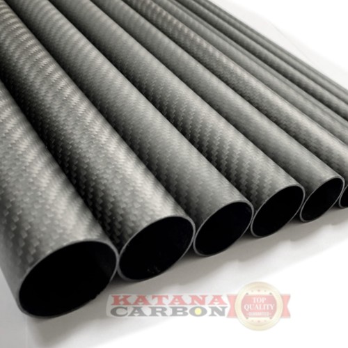 Matt 1 x OD 20mm x ID 18mm x Length 500mm 3k Carbon Fiber Tube (Roll Wrapped) - Picture 8 of 9