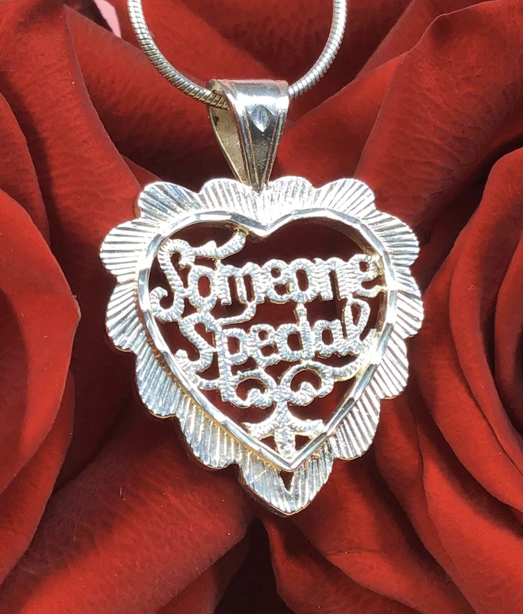 925 Sterling Silver Heart Pendant 20 Sterling Silver Chain