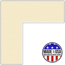 ArtToFrames Custom Gray Cream Picture Photo Frame Mat Matting Board SM