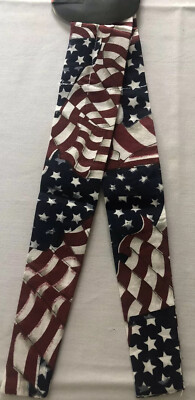 Cooldanna Head&Neck Cooler American Flag Print Fabric Soak In Water To Activate