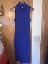 Womens Royal Blue Xsmall Dress