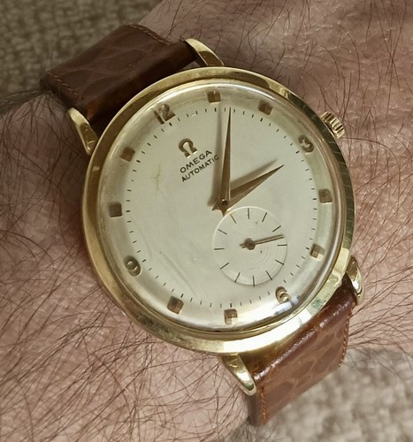 ✅ OMEGA 2660 - Gran tamaño ~38 mm - RARO VINTAGE - Oro sólido de 18 K - Automático ✅ - Imagen 2 de 19