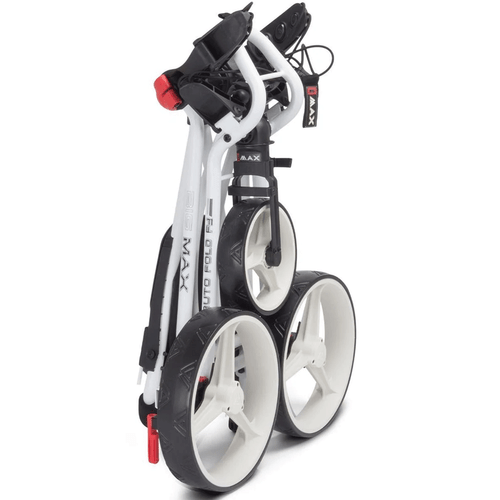 BIG MAX AUTOFOLD FF 3 WHEEL GOLF TROLLEY PUSH CART / WHITE / 2025 MODEL - Picture 6 of 12