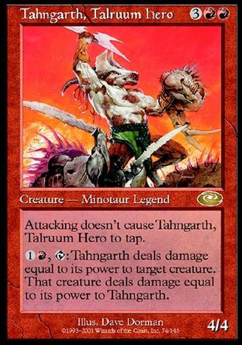 Tahngarth, Talruum Hero (Version 1) ~ Planeshift [ EX ] [ Magic