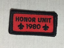 1980 Boy Scout honor Unit Troop Award Boy Scout Patch