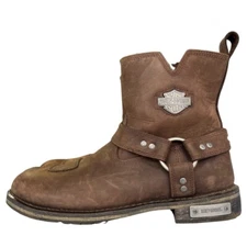 Harley-Davidson Men's Conklin Waterproof Brown Motorcycle Boots D96161- No Box