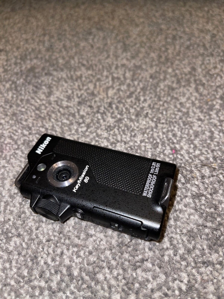 Nikon Waterproof Wearable Camera KeyMission 80 BK Black 12.35MP 