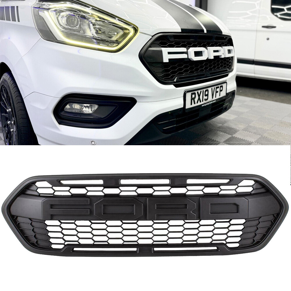 For Ford Transit Custom 2018-2022 Grille Raptor Style Front Grill