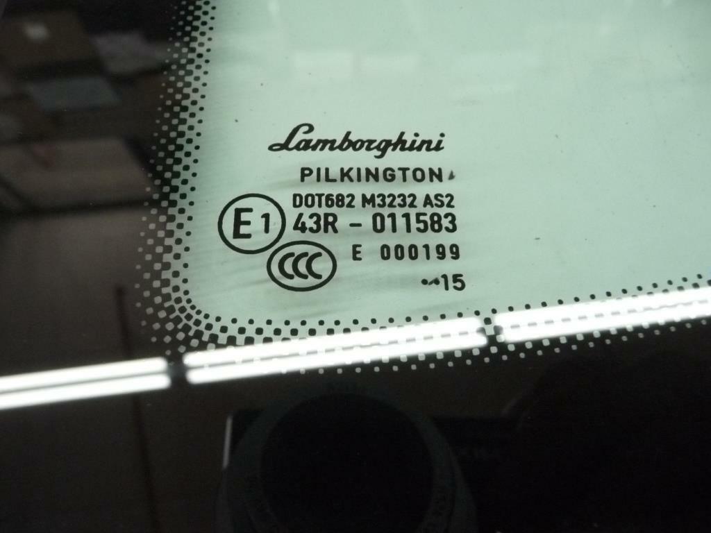 2015 Lamborghini Huracan LP 610-4 Front Right Window Glass 4T0845116B OEM A1