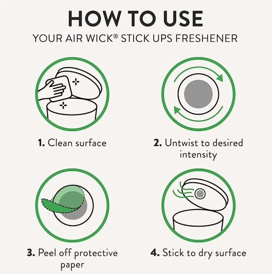 Air Wick Stick Ups 空气清新剂,闪闪发光的柑橘香氛 — 第 3/4 张图片