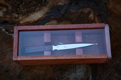8,5 pouces ouvre-lettre en bois rouge couteau rivière extérieur usable personnalisé - Photo 1/1