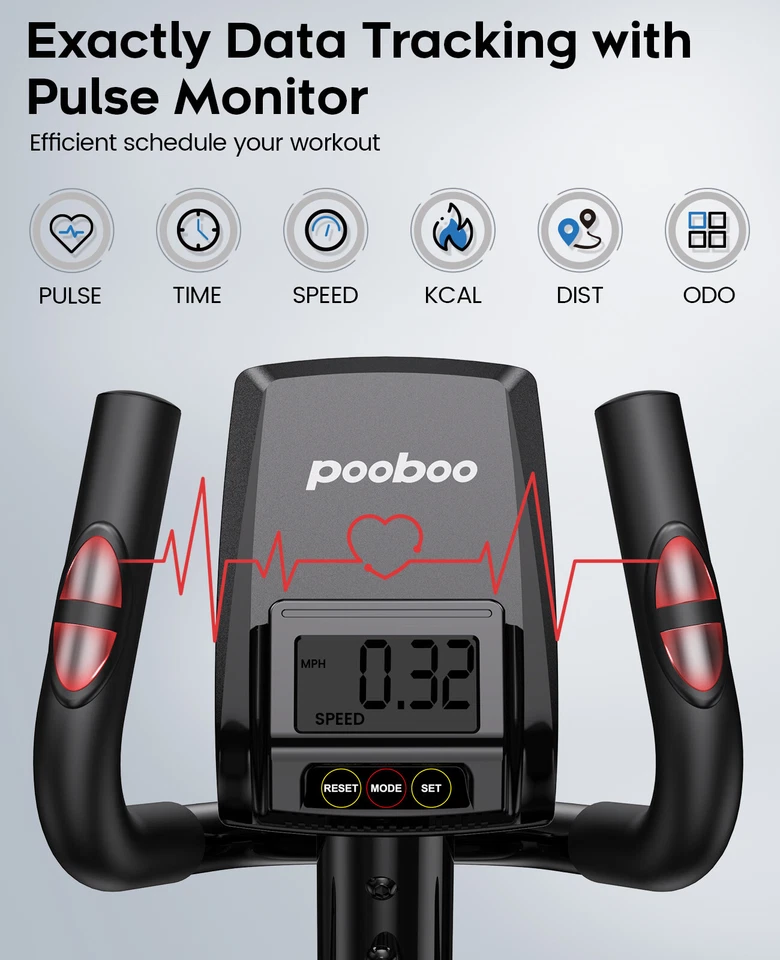 Máquina Elíptica Hogar Hiper-Silenciosa Ajuste Magnético Máquina de Ejercicio Elíptica Foto 3 de 4