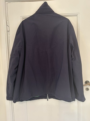 Emporio Armani Mens Gents Waterproof Windbreaker Jacket Coat Navy Blue 54 UK 44 - Picture 9 of 15
