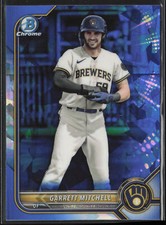 2022 Bowman Chrome Sapphire Garrett Mitchell BCP-167 | Milwaukee Brewers
