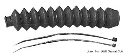 Soffietto in gomma per protezione cavi