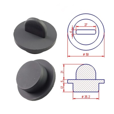 35mm Silicone Rubber Caps With Handle T Type Plug Protect Caps Seal ...