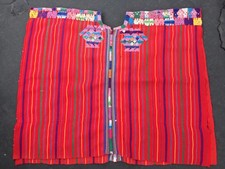 Vintage Guatemala Red Striped Huipil