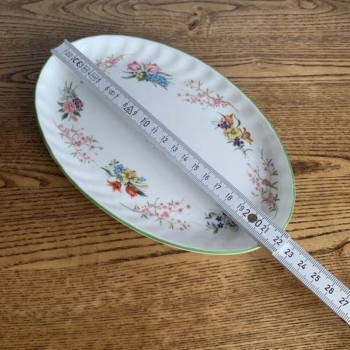 MINTON SPRING BLOSSOM OVAL TRAY OR SANDWICH PLATE - Picture 4 of 4
