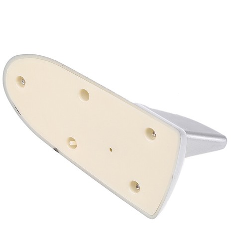 Silver Universal Auto Car Shark Fin Roof Decorative Antenna Aerial Shell Plastic - Foto 9 di 10