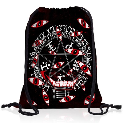 Hellsing Eyes Rucksack Sportbeutel Turnbeutel Gym Bag Beutel anime manga vampir