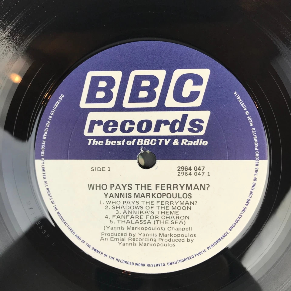 Who pays The Ferryman Vinyl Record By Yannis Markopoulos - Image 4 of 4