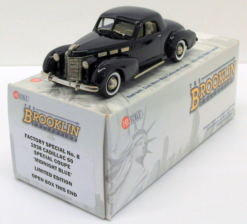 Brooklin F Special n° 5 1/43 1938 CADILLAC 60 SEDAN Blue Ltd