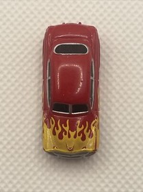 Micro Machines '49 Red Lead Sled Mercury w/ Yellow Flames LGT, 1994, Galoob