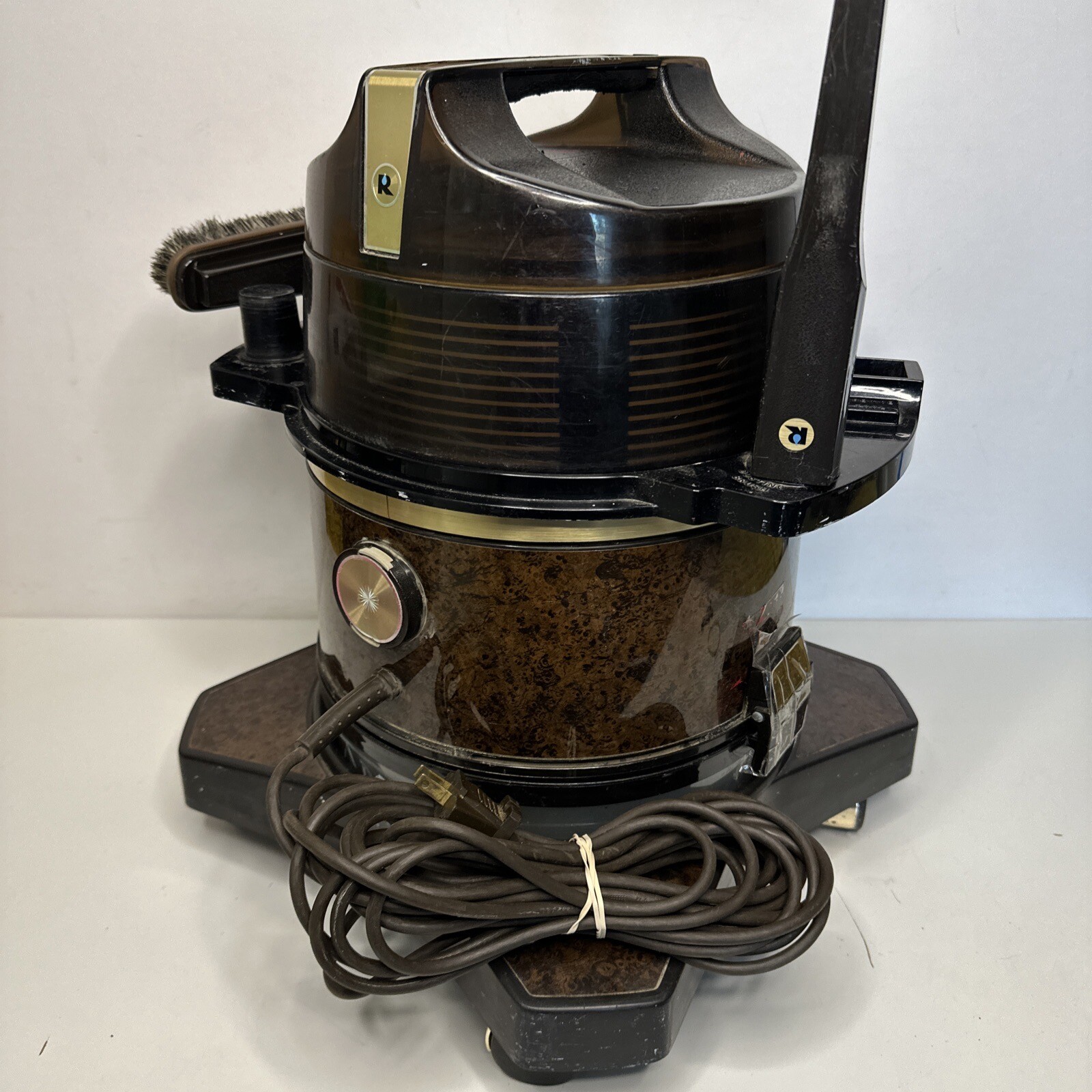 Vintage Rainbow Vacuum D4C Motor Unit Tank Dolly Attachments SEE DESCR