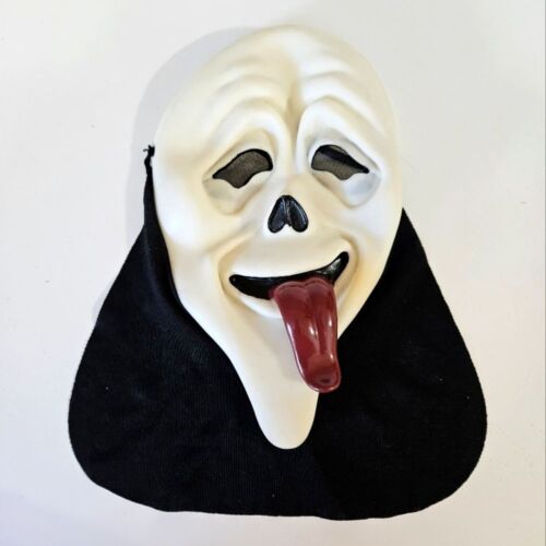  behanco Halloween Scream Mask Ghost Face Mask Halloween Full  Face Mask Scary Face Ghost Festival Screaming Mask (Red Spit Tongue*2pcs) :  Clothing, Shoes & Jewelry