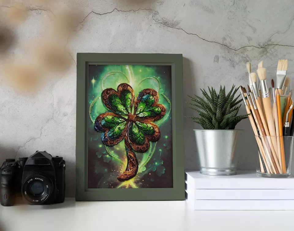 DIY Bead Embroidery Kit Success Legend Beadwork Beaded Stitching Craft Art Set - Image 3 of 4