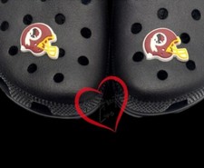 Shoe Charms 2 Football Team Shoe Charms for Crocs Football Helmet Charms