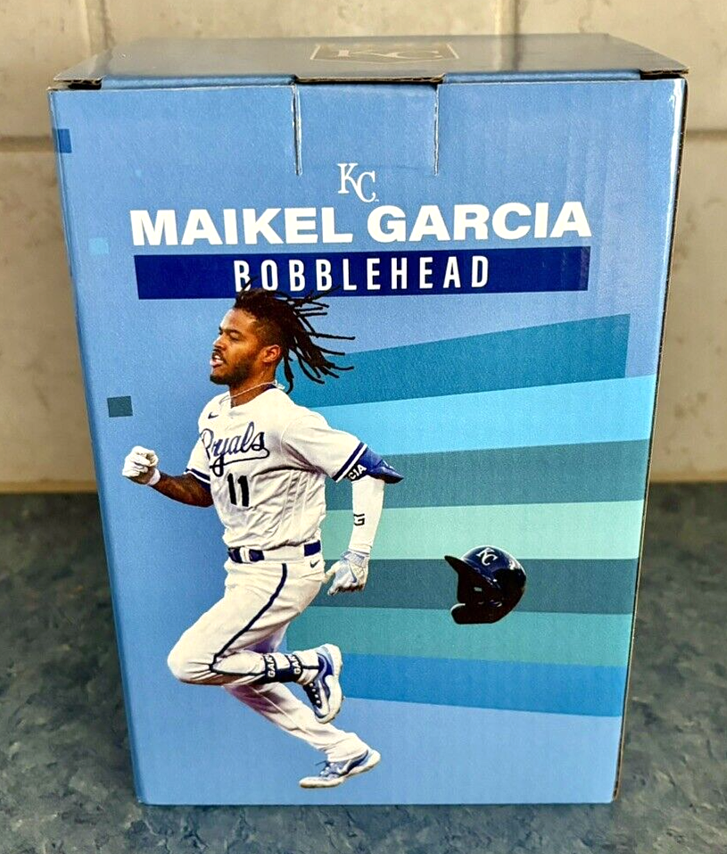 マイケル ガルシア ロイヤルズ ボブルヘッド フィギュア Maikel Garcia Bobblehead, Kansas City Royals SGA 7/20/24, UNOPENED