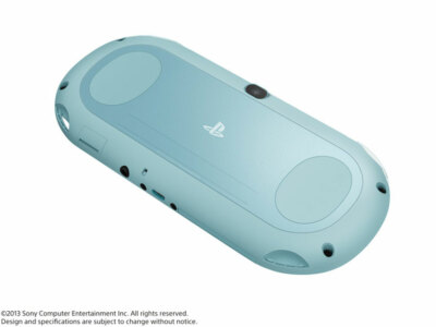 USED PS Playstation vita Wi-Fi model LIGHT BLUE WHITE PCH-2000