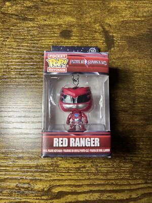 Mighty Morphin Power Rangers Movie Red Ranger Pocket Pop Vinyl Keychain ...