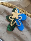 Oscar De La Renta Fabulous Fancy Multi-color Acrylic Long Necklace — photo 5