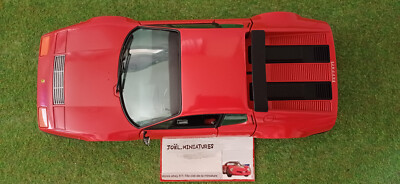 FERRARI 512 BB rouge échelle 1/18 fabrica CHRONO voiture miniature