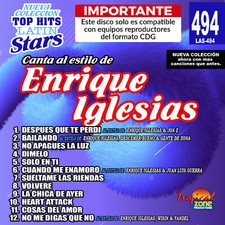 Karaoke Top Hits Latin Stars 494 Enrique Iglesias