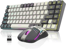 K84 RedThunder Wireless Keyboard Mouse Combo Rainbow Backlit
