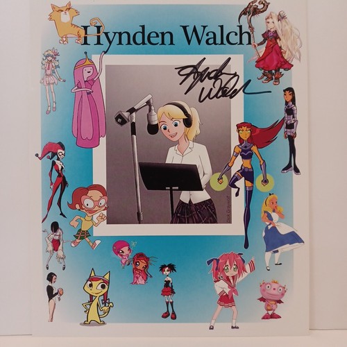 HYNDEN WALCH 8x10 FOTO AUTOGRAFATA FIRMATA A MANO Starfire Princess Bubblegum