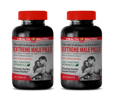 strong natural energy booster - EXTREME MALE PILLS - Health 2 Bottle 120