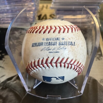 Justin Verlander 2012 Season Game Used Baseball AUTHENTIC *Game Details Inside*