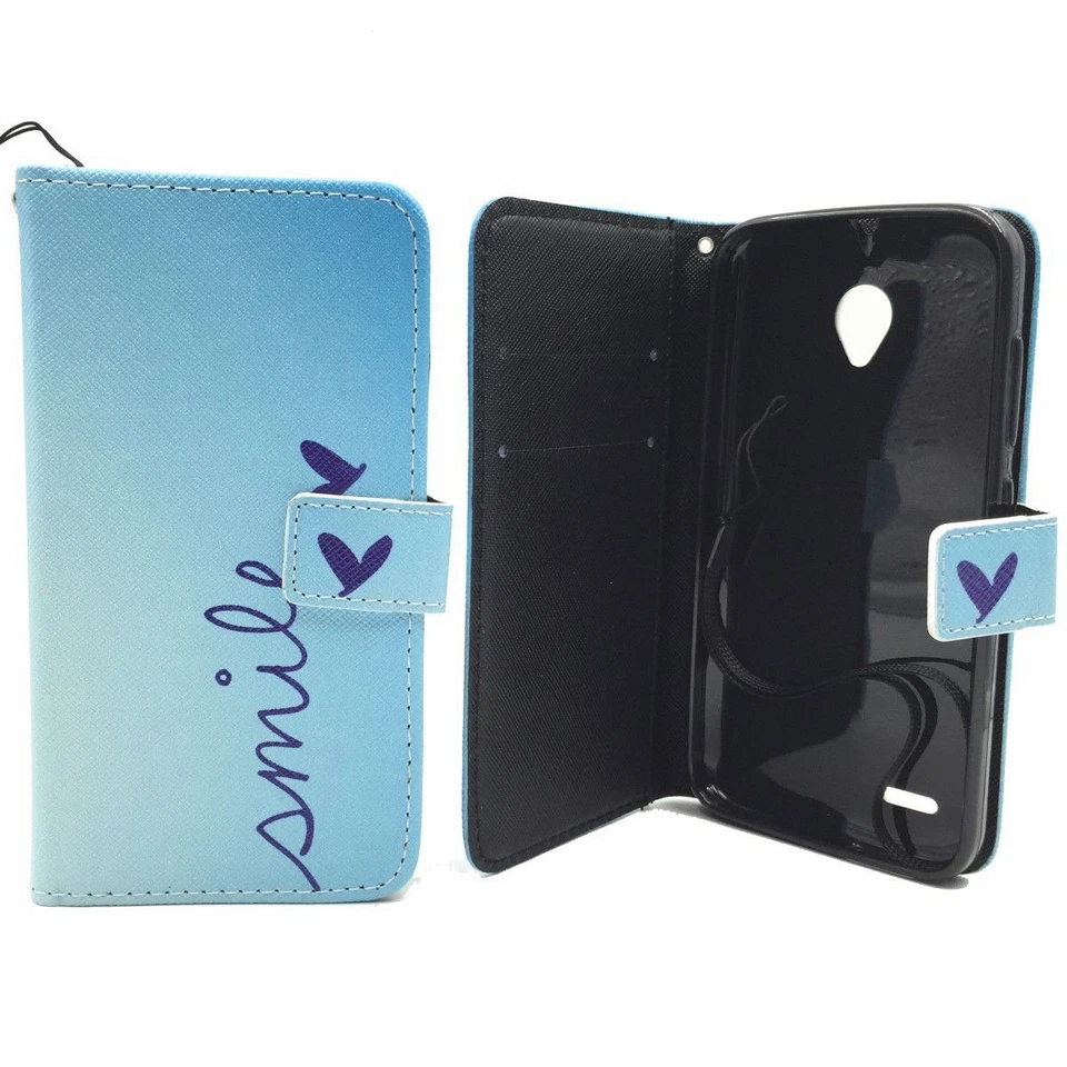 Cellulare Custodia Protettiva per Vodafone Smart Prime 6 Cover Borsa Wallet - Immagine 3 di 4