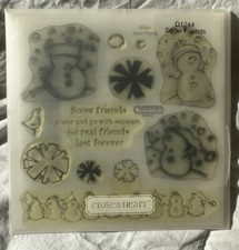 CTMH Cling Stamp Set D1244 Snow Friends Snowmen