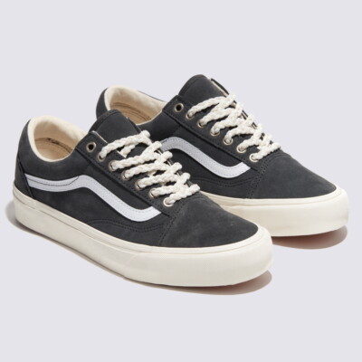 New Vans Old Skool VR3 Braided Lace Unexplored Gray Sneakers