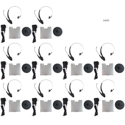 Jabra GN Netcom GN9120 Wireless Headset W/Charging Base Lot of 10 E4209