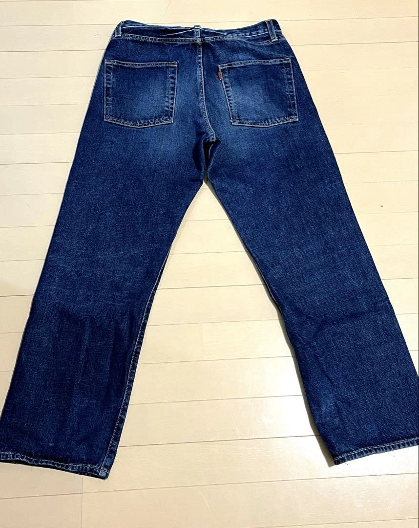 Pantalon denim Supreme années 90 W32 fabriqué aux USA étiquette papier ourlet rouge occasion