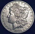 1880-O Morgan Dollar XF 90% Silver .99 start auction check for variety @@@@@@@@@