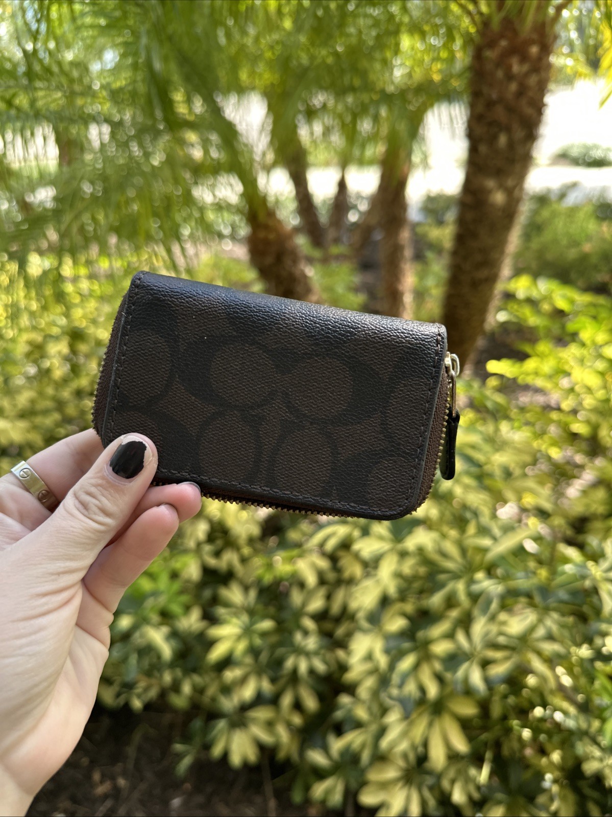 Coach Monogram Wallet Compatible with Credit Card… - image 2